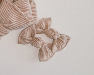 Nude Ribbed BloomCLIPS or Nylon Headband