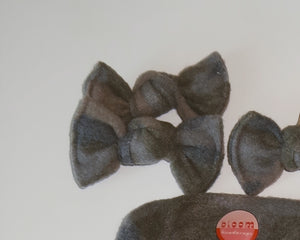 Fuzzy Camo BloomCLIPS or Nylon Headband