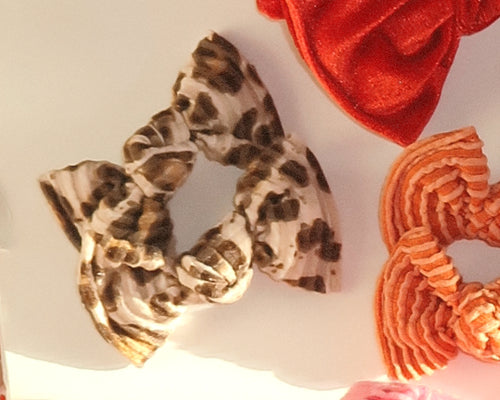 Light Beige Leopard BloomCLIPS or Nylon Headband