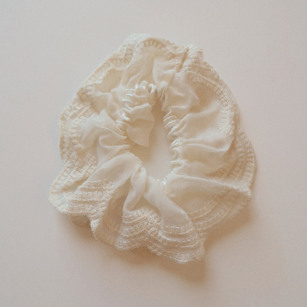 lacy oversized scrunchie